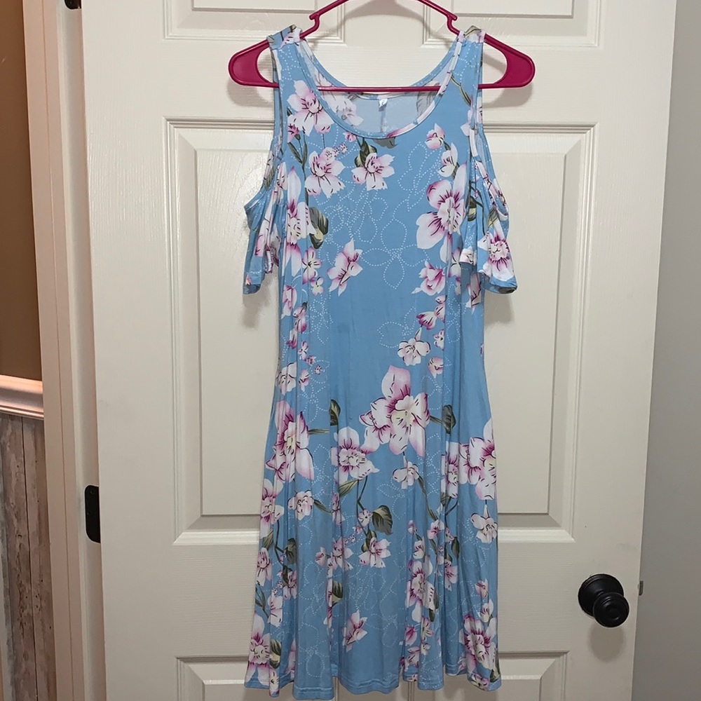 Floral Summer Dress, Size Small